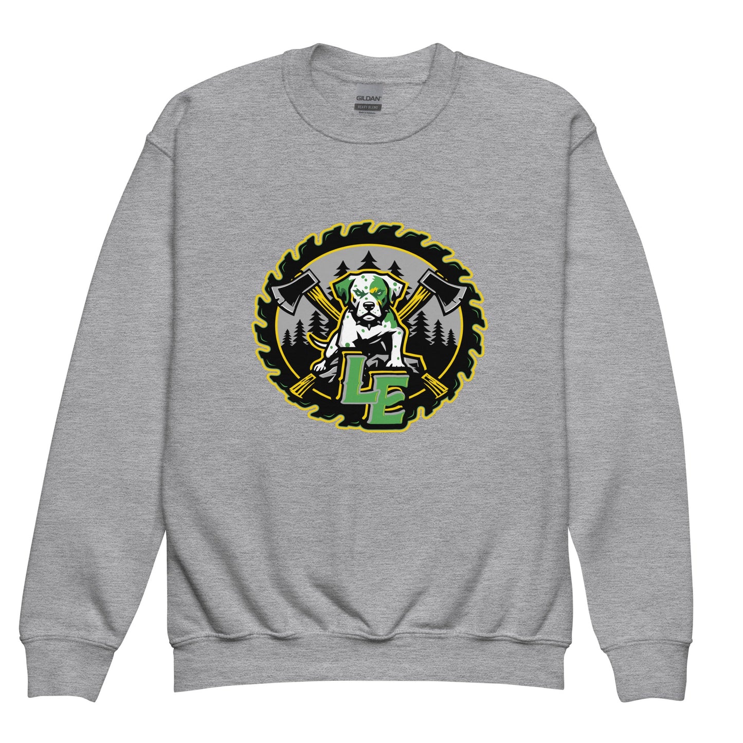 Classic | Youth Sweatshirt | Lake Erie Power Pines | Saw Logo