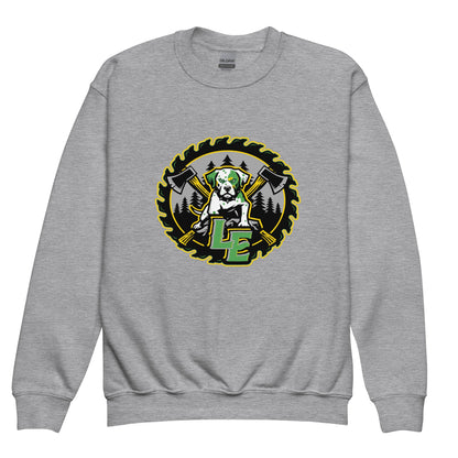 Classic | Youth Sweatshirt | Lake Erie Power Pines | Saw Logo