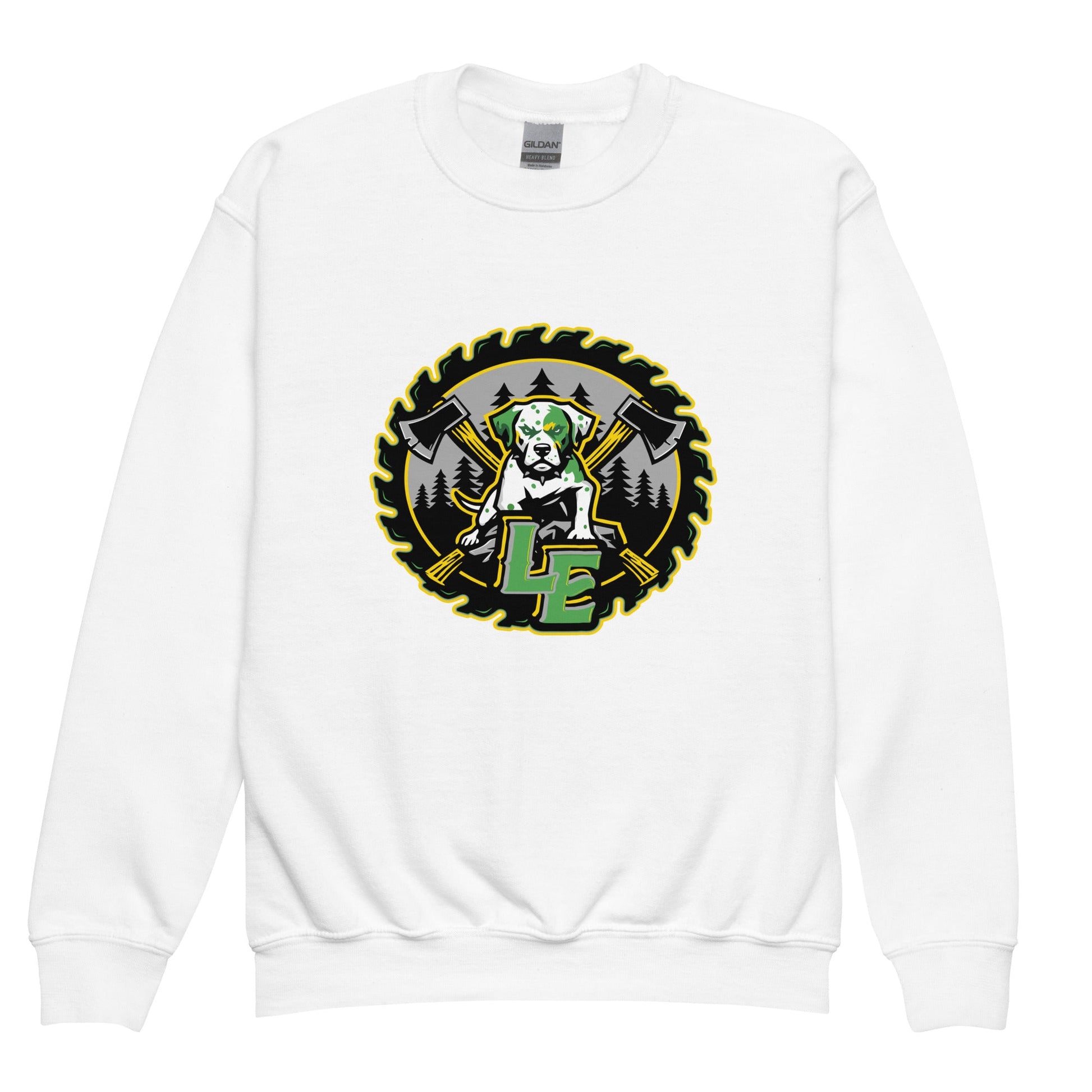 Classic | Youth Sweatshirt | Lake Erie Power Pines | Saw Logo