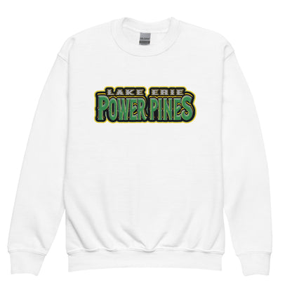 Classic | Youth Sweatshirt | Lake Erie Power Pines | Script Logo