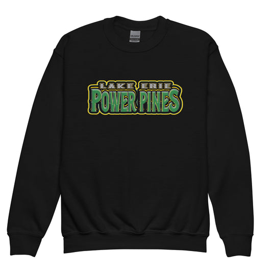 Classic | Youth Sweatshirt | Lake Erie Power Pines | Script Logo