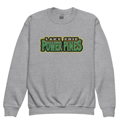 Classic | Youth Sweatshirt | Lake Erie Power Pines | Script Logo