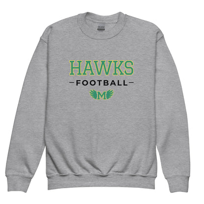 Classic | Youth Sweatshirt | Lake Minneola Hawks Football | Mark Logo