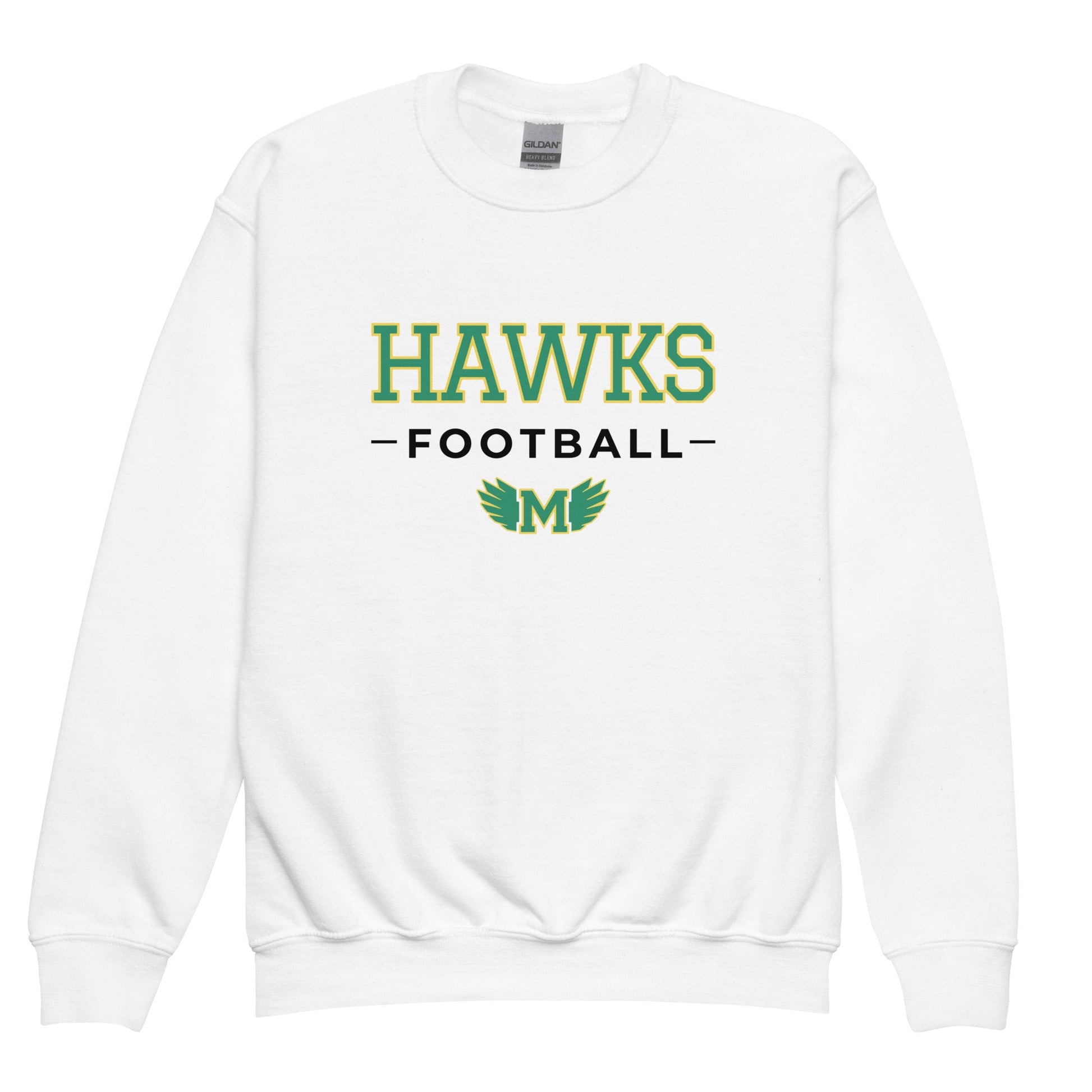 Classic | Youth Sweatshirt | Lake Minneola Hawks Football | Mark Logo