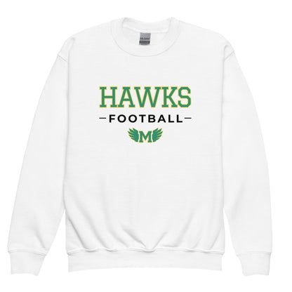 Classic | Youth Sweatshirt | Lake Minneola Hawks Football | Mark Logo