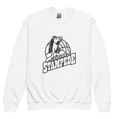 Classic | Youth Sweatshirt | Lakeside Stampede | Basketball Mascot Logo