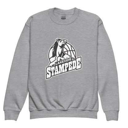 Classic | Youth Sweatshirt | Lakeside Stampede | Basketball Mascot Logo