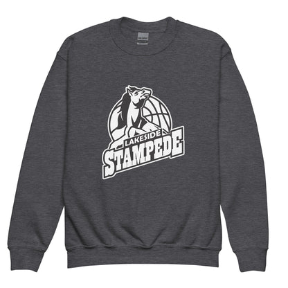 Classic | Youth Sweatshirt | Lakeside Stampede | Basketball Mascot Logo