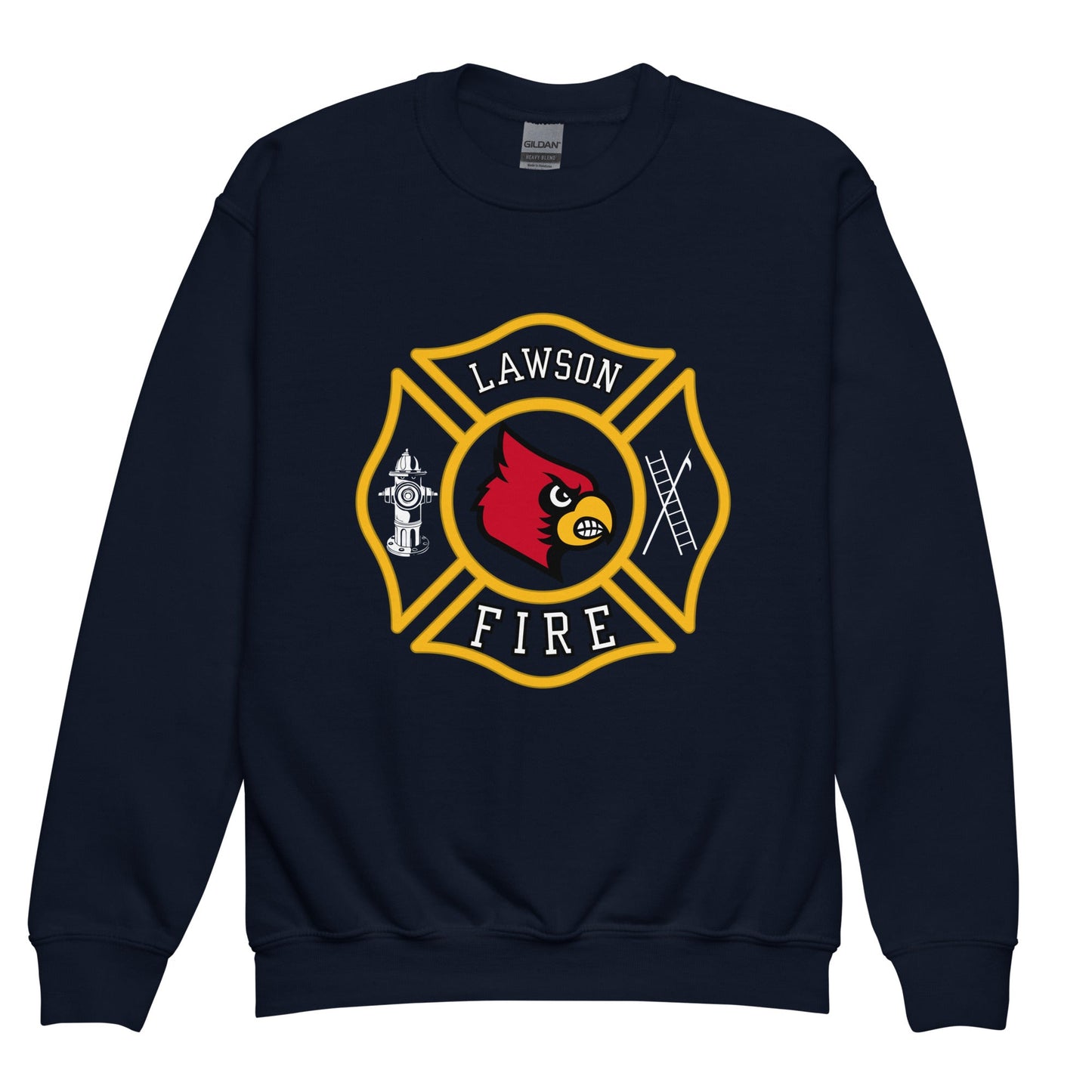 Classic | Youth Sweatshirt | Lawson Fire Department | Crest Logo
