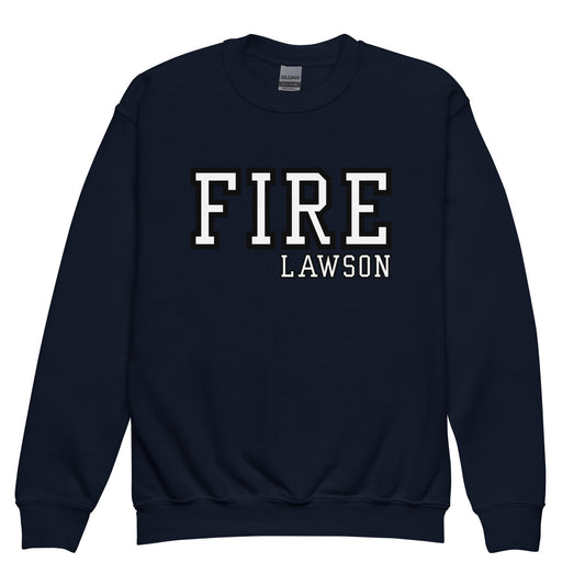 Classic | Youth Sweatshirt | Lawson Fire Department | Script Logo