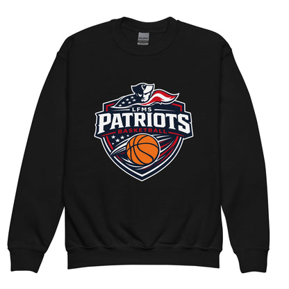 Classic | Youth Sweatshirt | LFMS Athletics | Patriots Basketball Logo