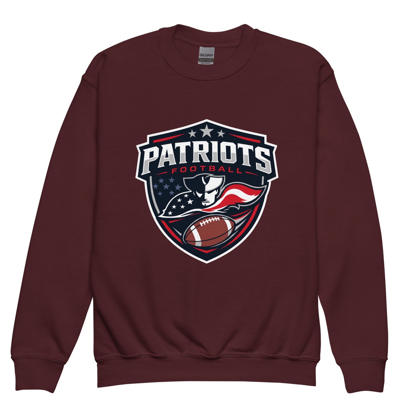 Classic | Youth Sweatshirt | LFMS Athletics | Patriots Football Logo