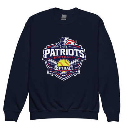 Classic | Youth Sweatshirt | LFMS Athletics | Patriots Softball Logo