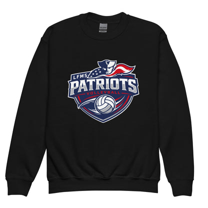 Classic | Youth Sweatshirt | LFMS Athletics | Patriots Volleyball Logo