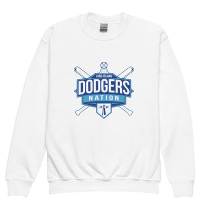 Classic | Youth Sweatshirt | LI Dodgers Nation | Varsity Crest Logo