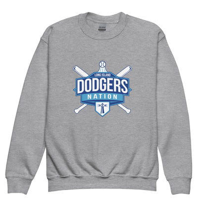 Classic | Youth Sweatshirt | LI Dodgers Nation | Varsity Crest Logo