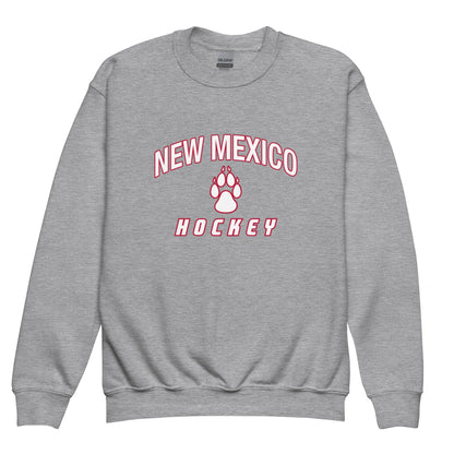 Classic | Youth Sweatshirt | Lobo Women’s Ice Hockey | Script Logo