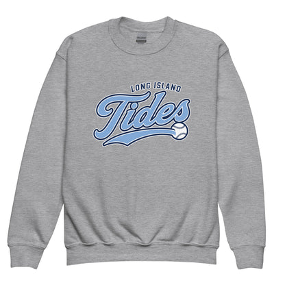 Classic | Youth Sweatshirt | Long Island Tides Baseball | Athletics Logo