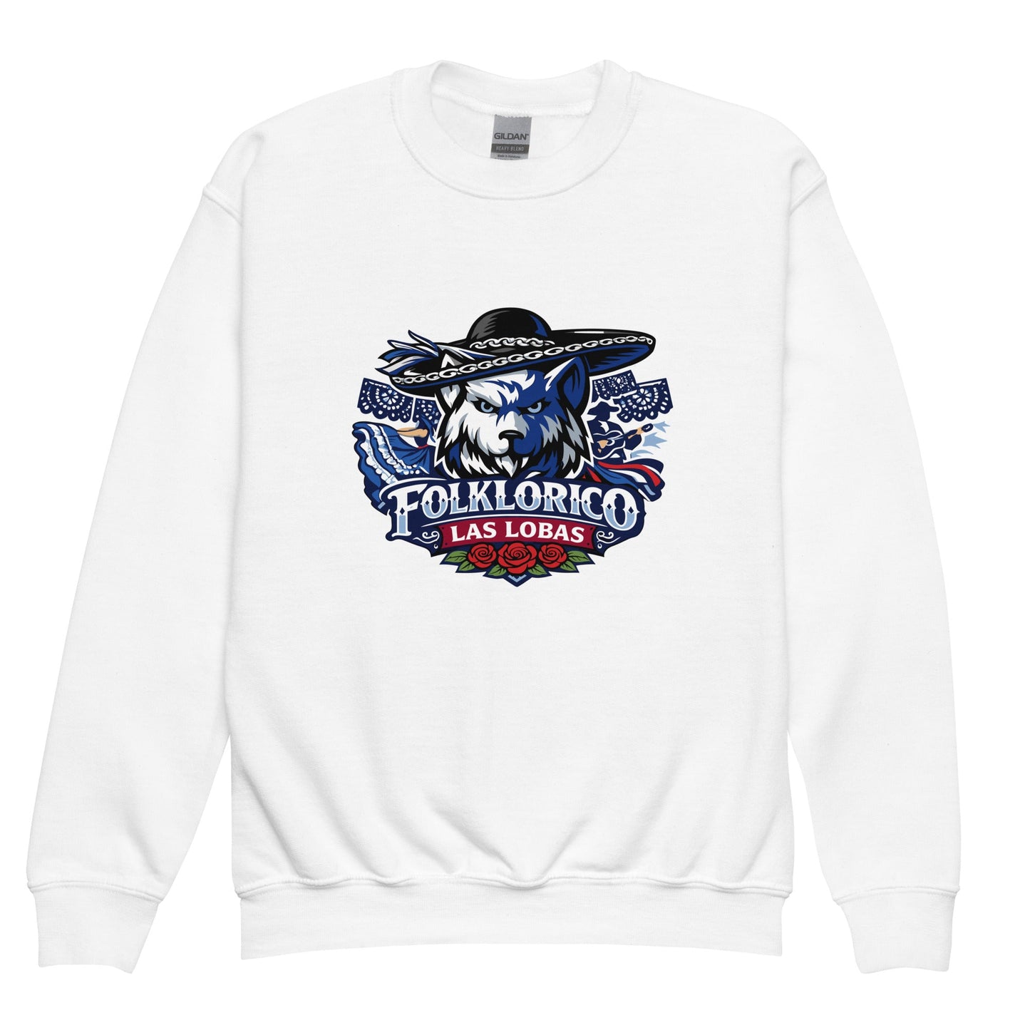 Classic | Youth Sweatshirt | Los Lobitos | Las Lobas Logo