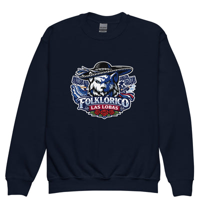 Classic | Youth Sweatshirt | Los Lobitos | Las Lobas Logo