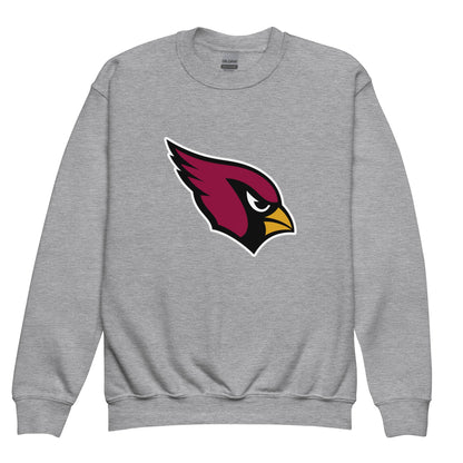 Classic | Youth Sweatshirt | Lowell W Lacrosse | Redwing Mascot Logo