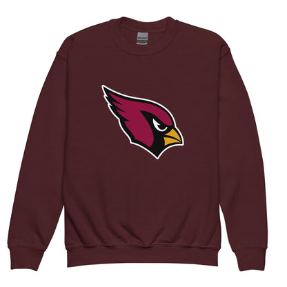 Classic | Youth Sweatshirt | Lowell W Lacrosse | Redwing Mascot Logo