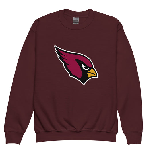 Classic | Youth Sweatshirt | Lowell W Lacrosse | Redwing Mascot Logo