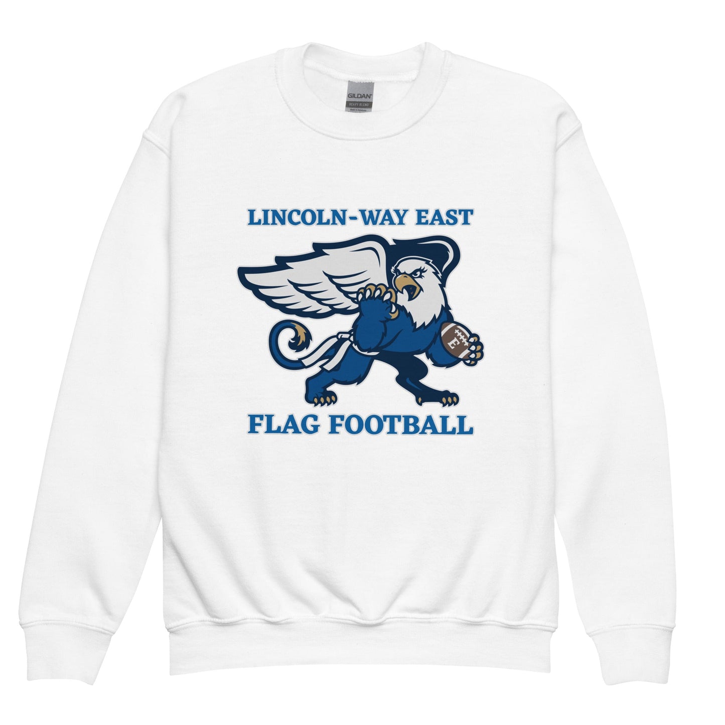 Classic | Youth Sweatshirt | LWE Flag Football | Crest Logo