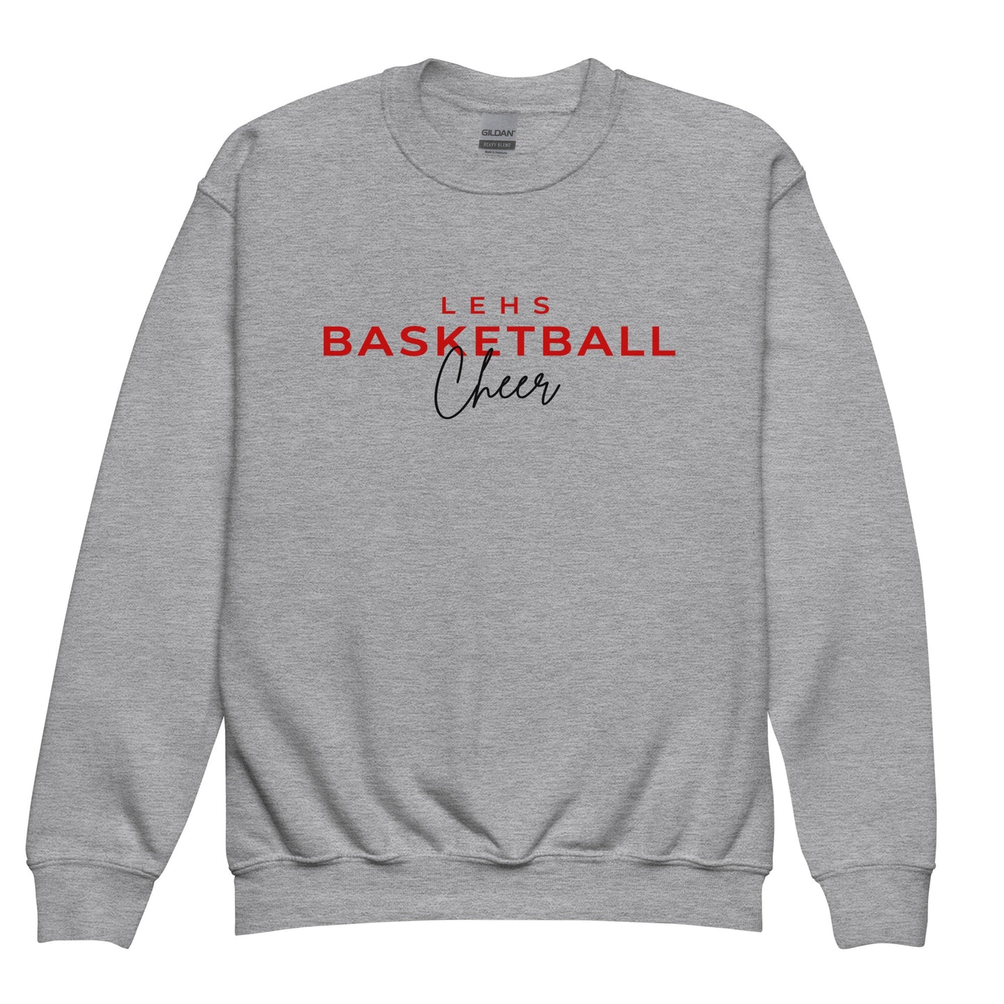 Classic | Youth Sweatshirt | Lynn English Cheerleading | Bulldogs Basketball Logo