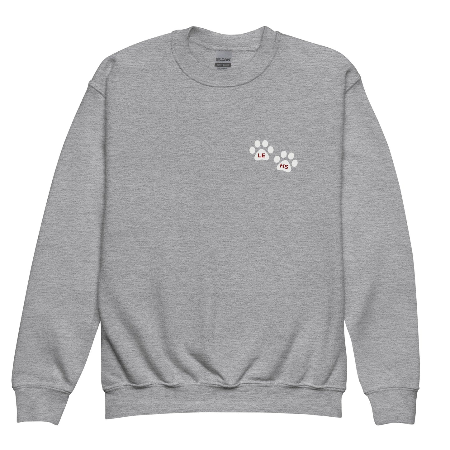 Classic | Youth Sweatshirt | Lynn English Cheerleading | Paws Logo