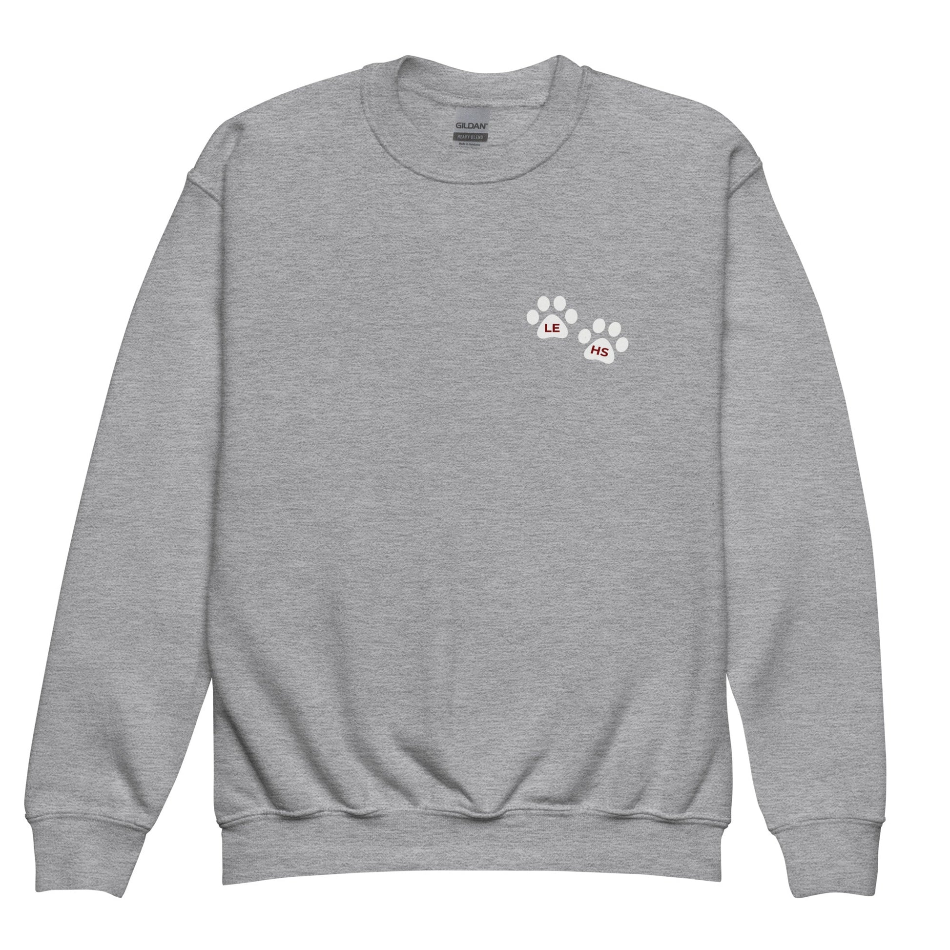 Classic | Youth Sweatshirt | Lynn English Cheerleading | Paws Logo