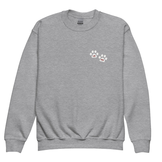 Classic | Youth Sweatshirt | Lynn English Cheerleading | Paws Logo
