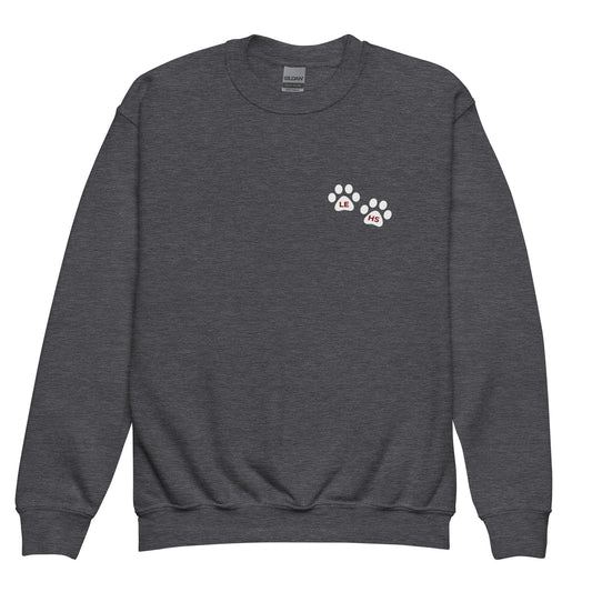 Classic | Youth Sweatshirt | Lynn English Cheerleading | Paws Logo