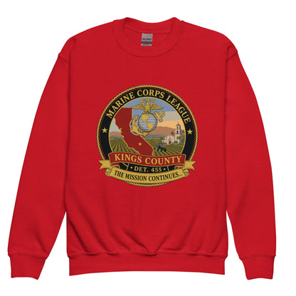 Classic | Youth Sweatshirt | Marine Corps League kings County Det 455 | Shield Logo