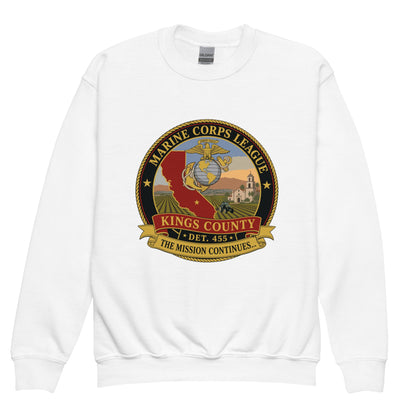 Classic | Youth Sweatshirt | Marine Corps League kings County Det 455 | Shield Logo