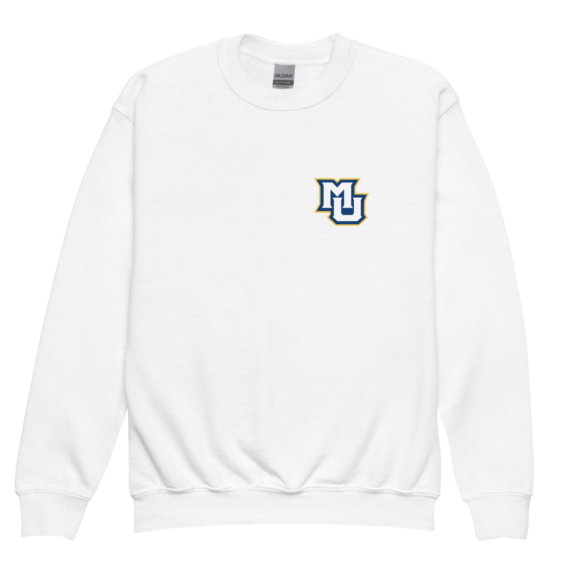 Classic | Youth Sweatshirt | Marquette University Women's Hockey | MU Mark Backprint Logo