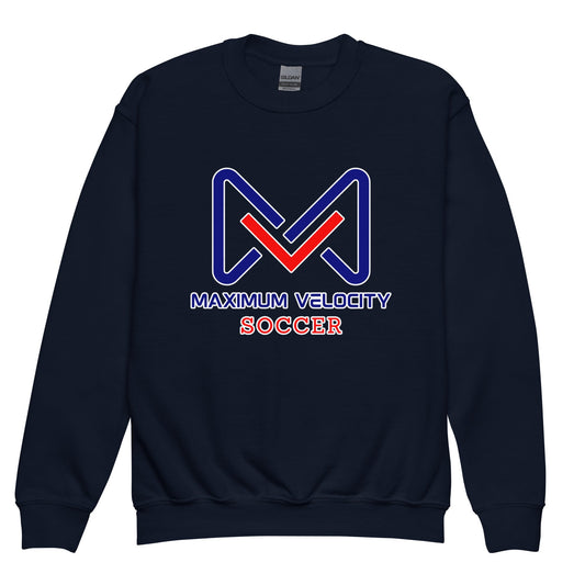 Classic | Youth Sweatshirt | Maximum Velocity Youth Sports | Crest Logo