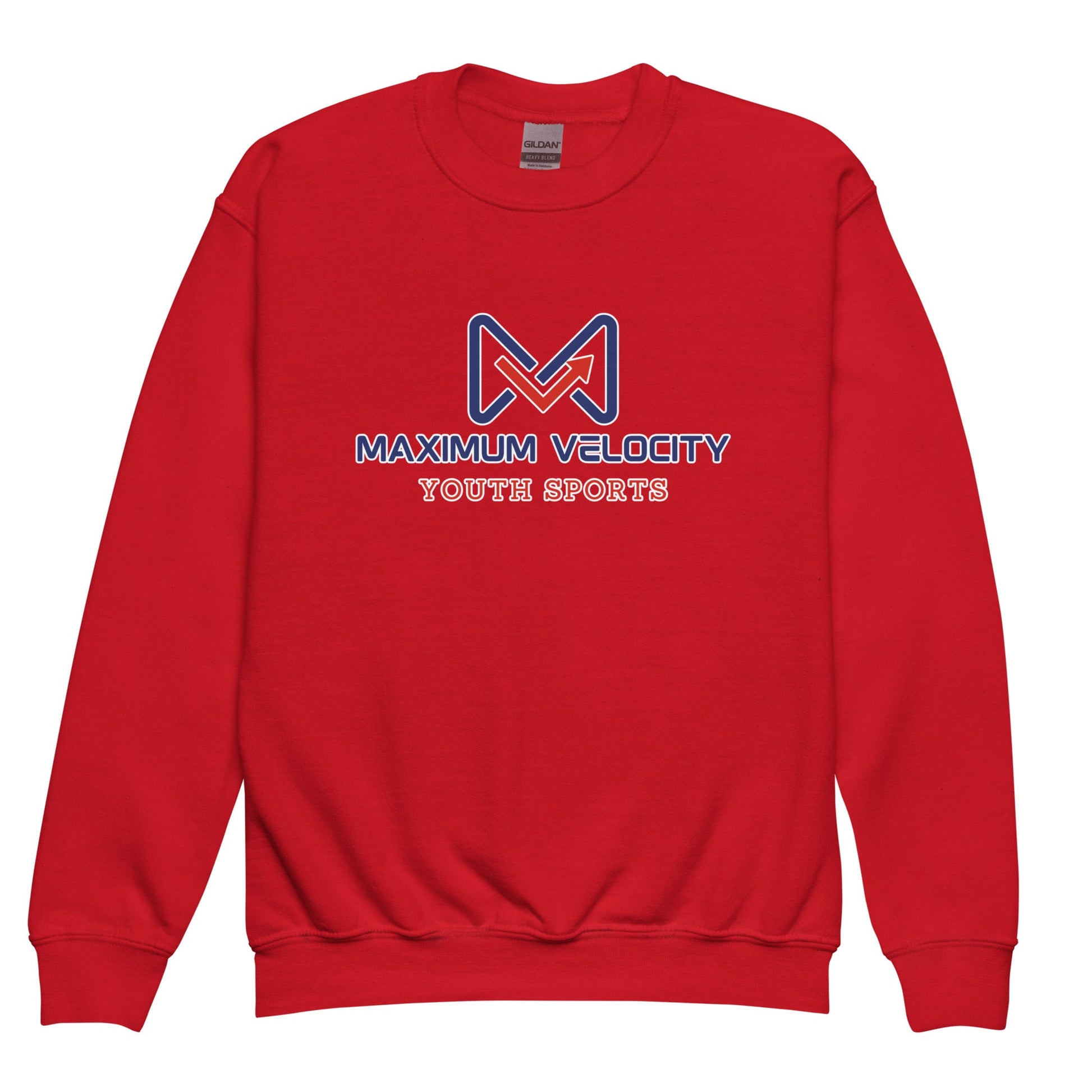 Classic | Youth Sweatshirt | Maximum Velocity Youth Sports | Emblem Logo