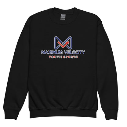 Classic | Youth Sweatshirt | Maximum Velocity Youth Sports | Emblem Logo