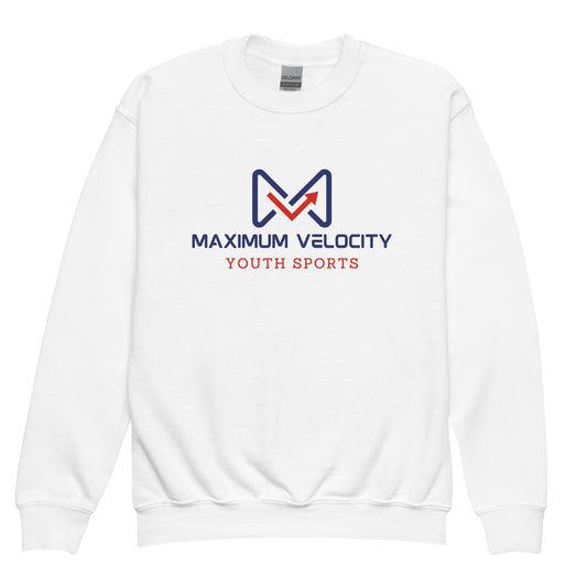 Classic | Youth Sweatshirt | Maximum Velocity Youth Sports | Emblem Logo