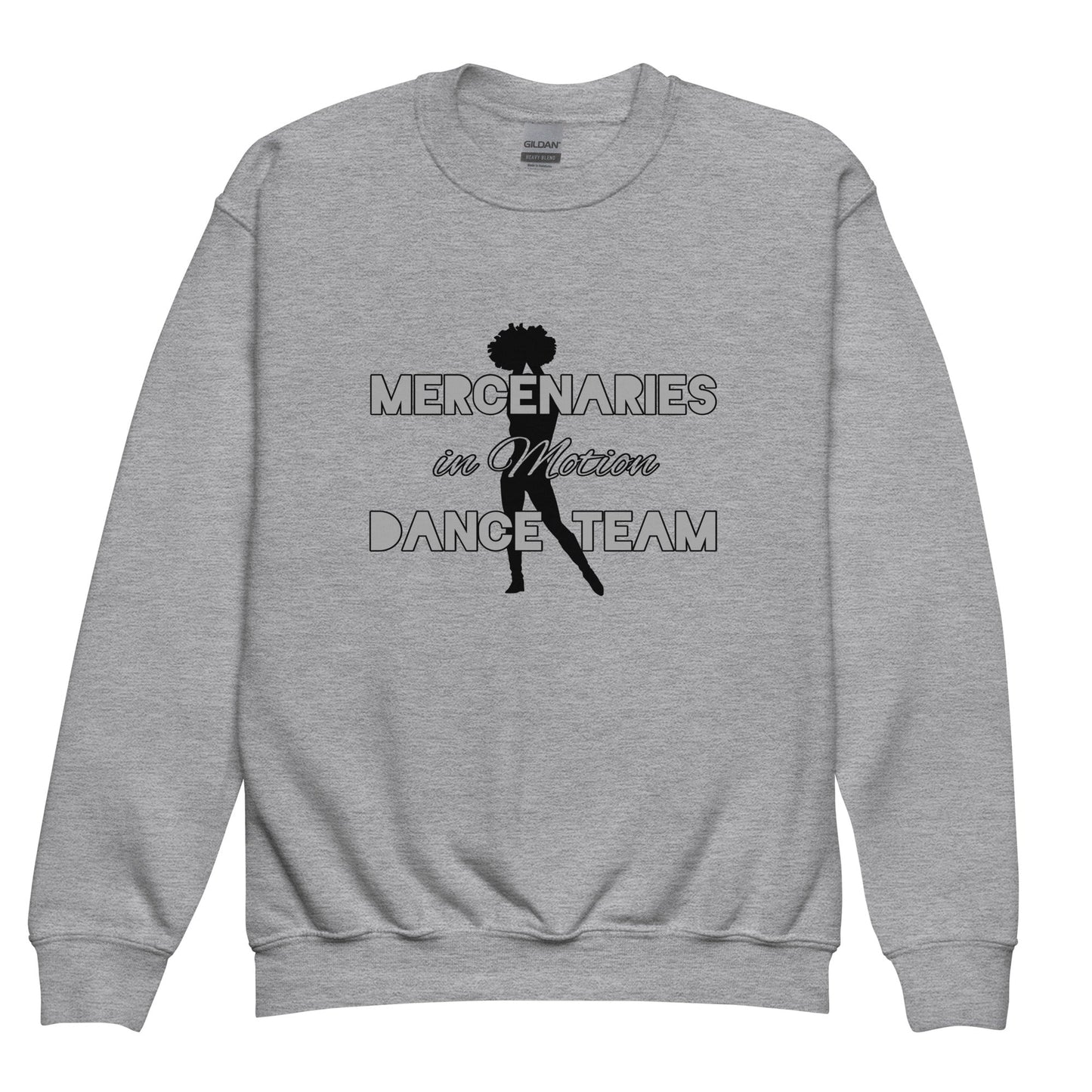 Classic | Youth Sweatshirt | Mercenaries in Motion Dance Team | Silhouette Logo