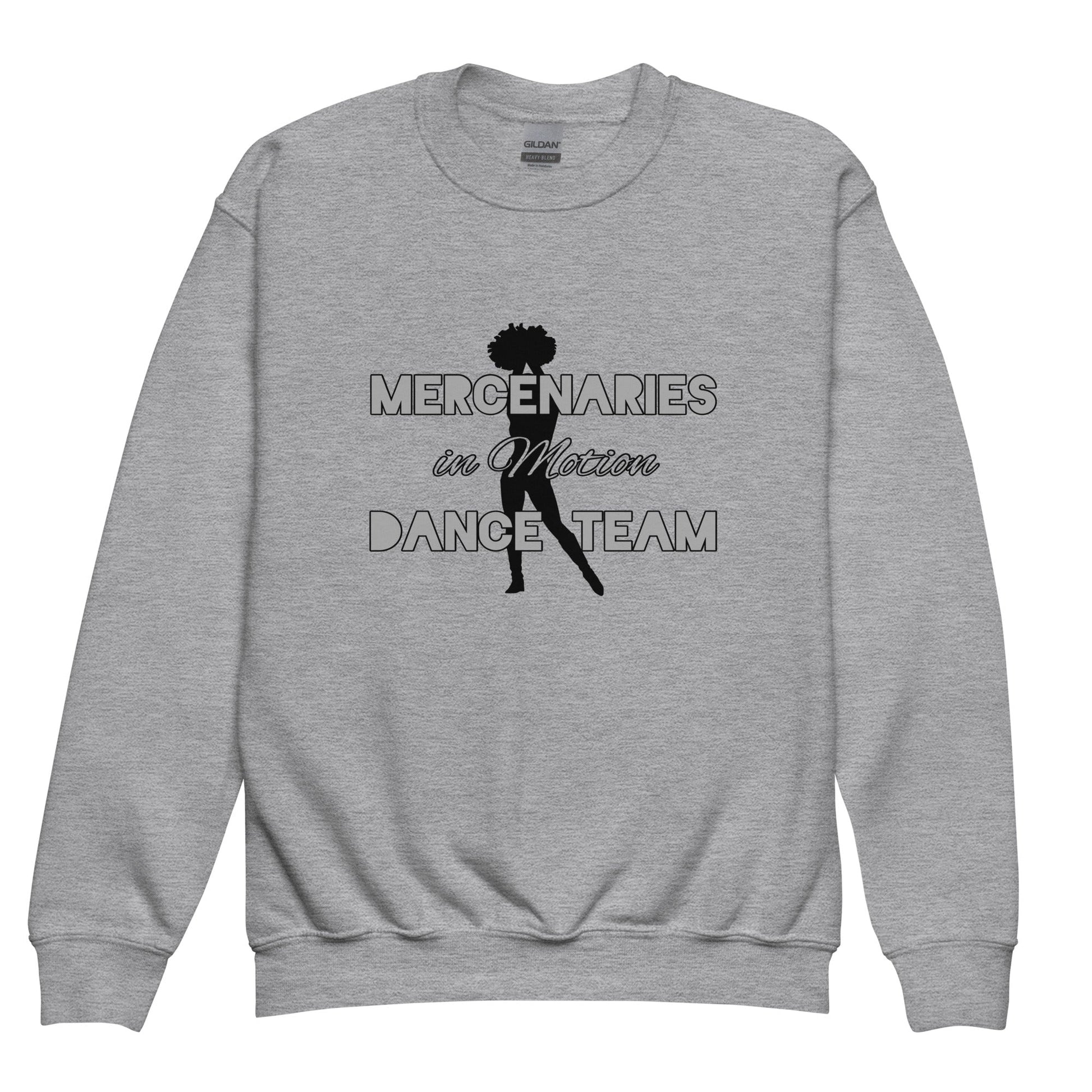 Classic | Youth Sweatshirt | Mercenaries in Motion Dance Team | Silhouette Logo