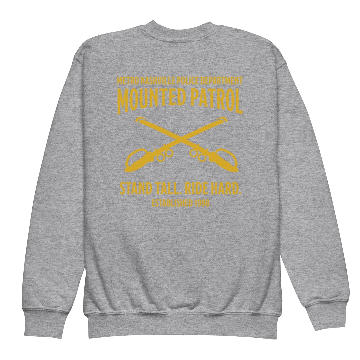Classic | Youth Sweatshirt | Metro Nashville Police Department Horse Mounted Patrol | Stand Tall Logo