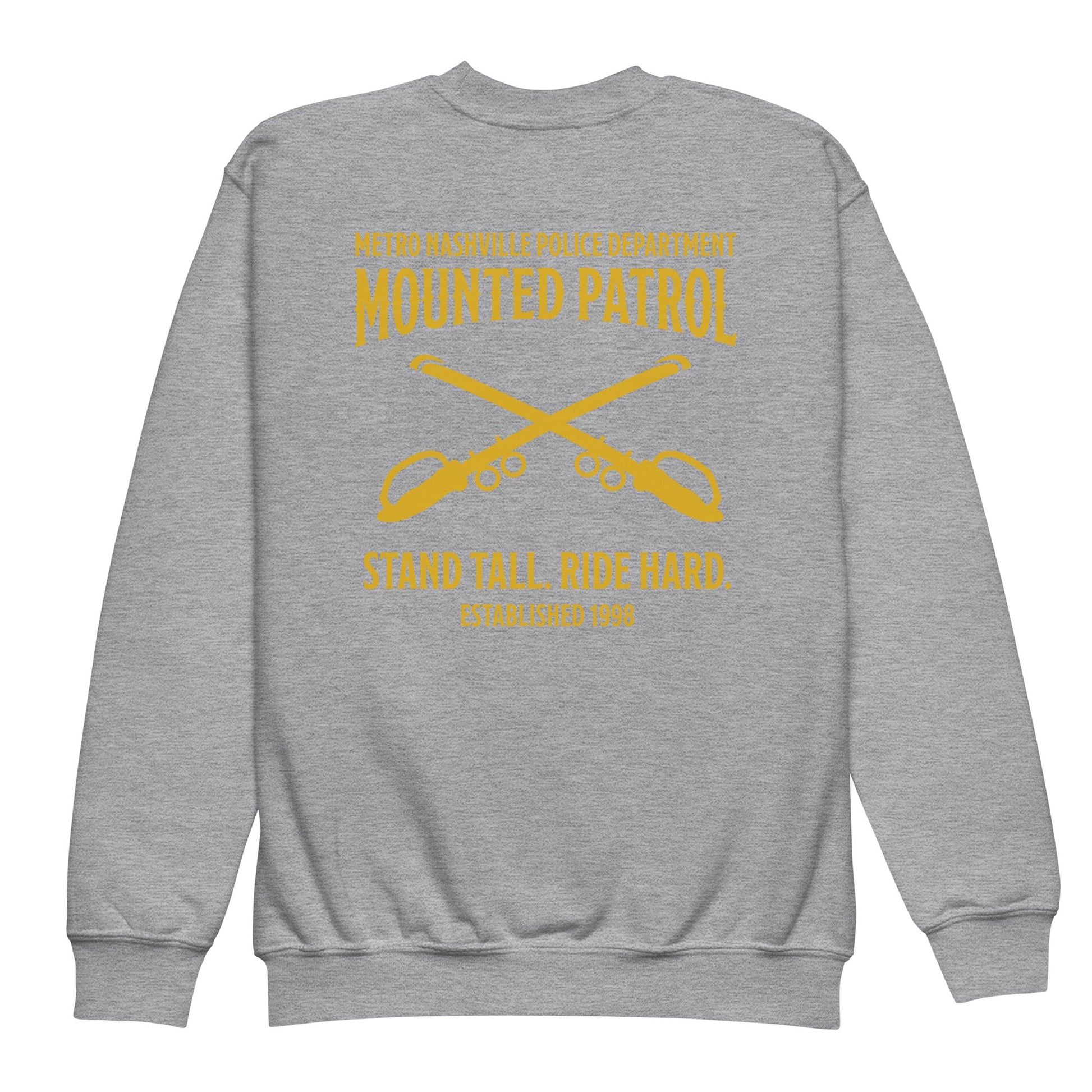 Classic | Youth Sweatshirt | Metro Nashville Police Department Horse Mounted Patrol | Stand Tall Logo