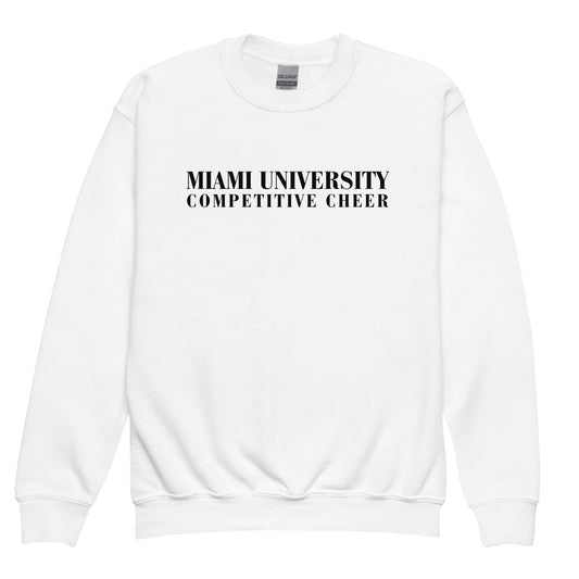 Classic | Youth Sweatshirt | Miami University Competitive Cheer Team | Alt Logo
