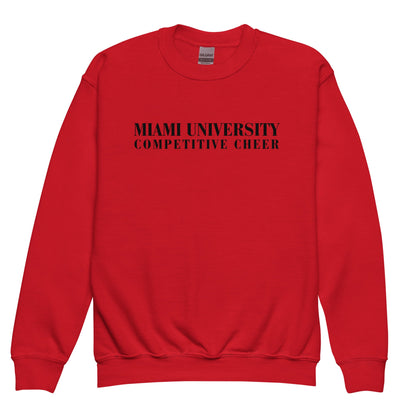 Classic | Youth Sweatshirt | Miami University Competitive Cheer Team | Alt Logo