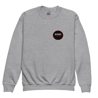 Classic | Youth Sweatshirt | Miami University Competitive Cheer Team | Badge Logo