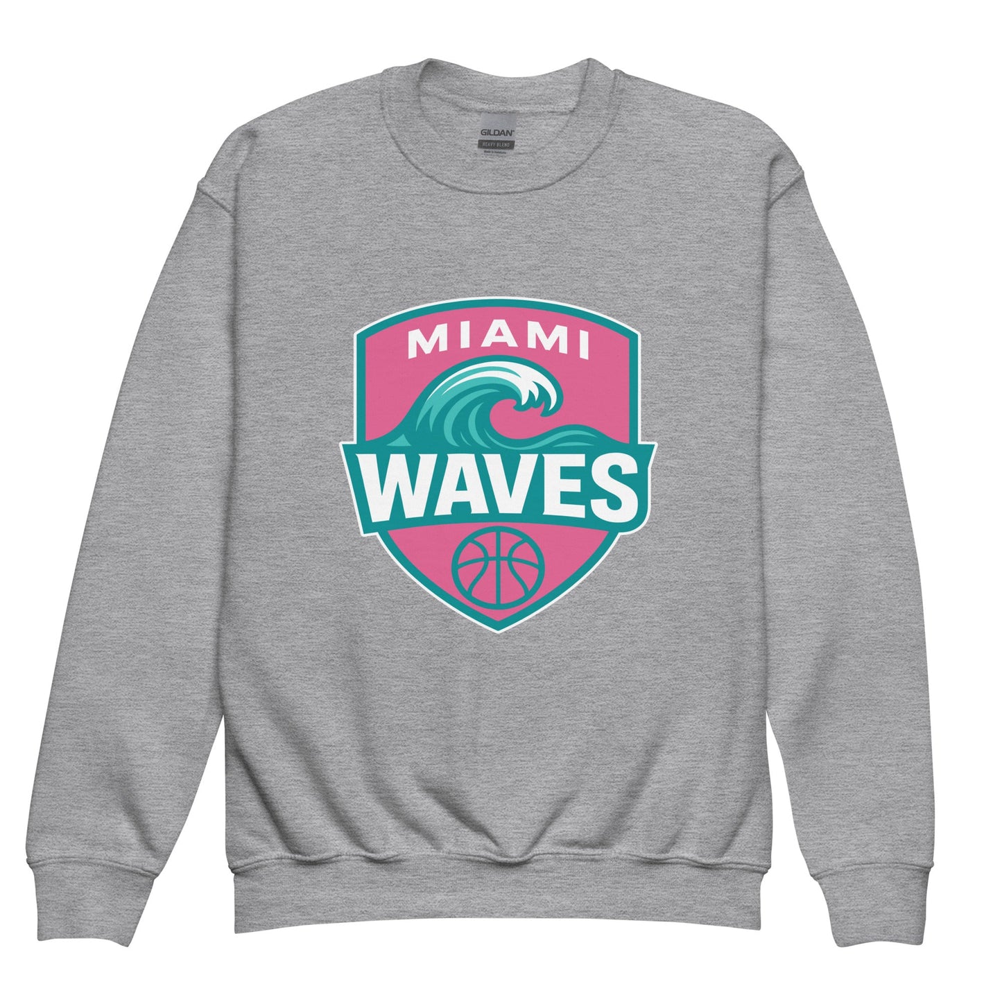 Classic | Youth Sweatshirt | Miami Waves | Shield Logo