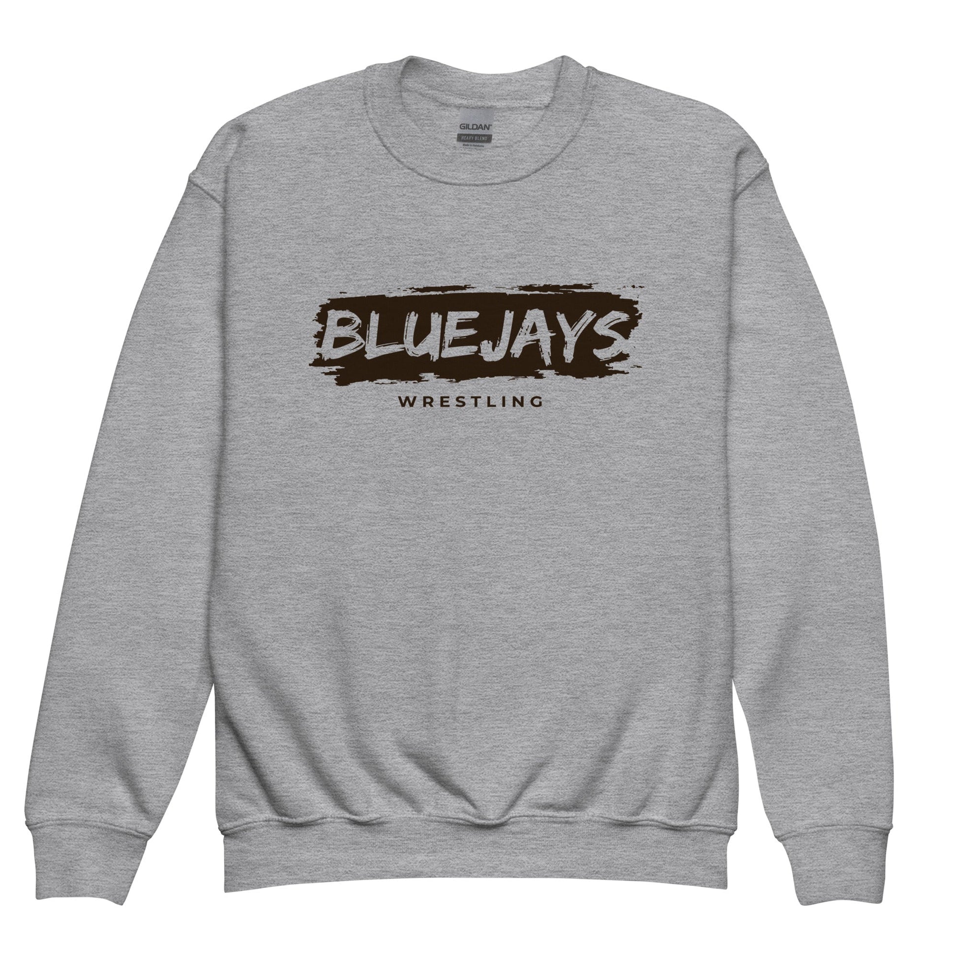 Classic | Youth Sweatshirt | Middlesex Bluejays Wrestling | Script Logo