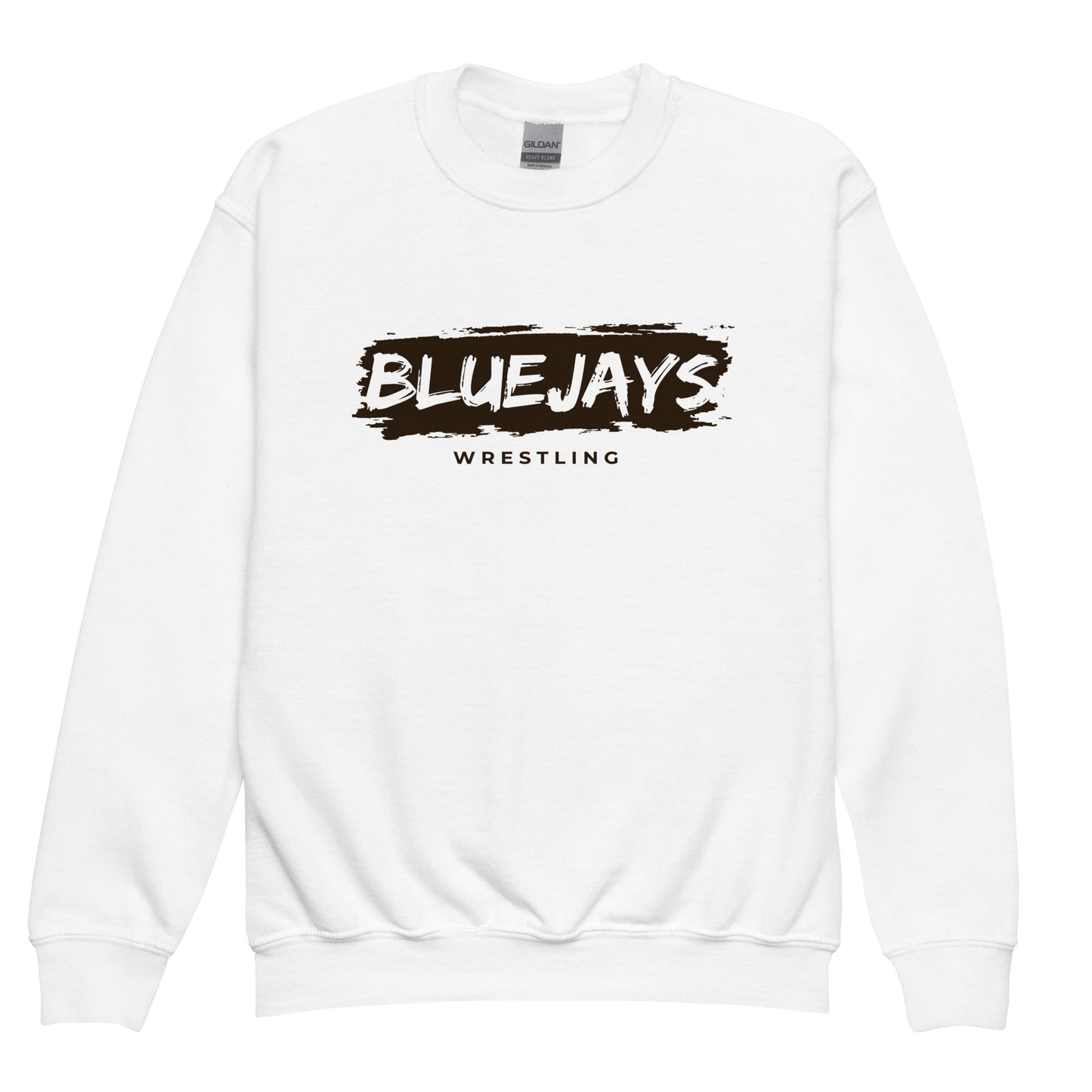 Classic | Youth Sweatshirt | Middlesex Bluejays Wrestling | Script Logo